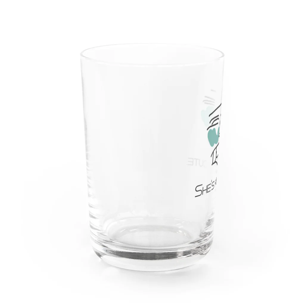 a_t_m(エーティーエム)の彼女はまあまあ可愛い Water Glass :left