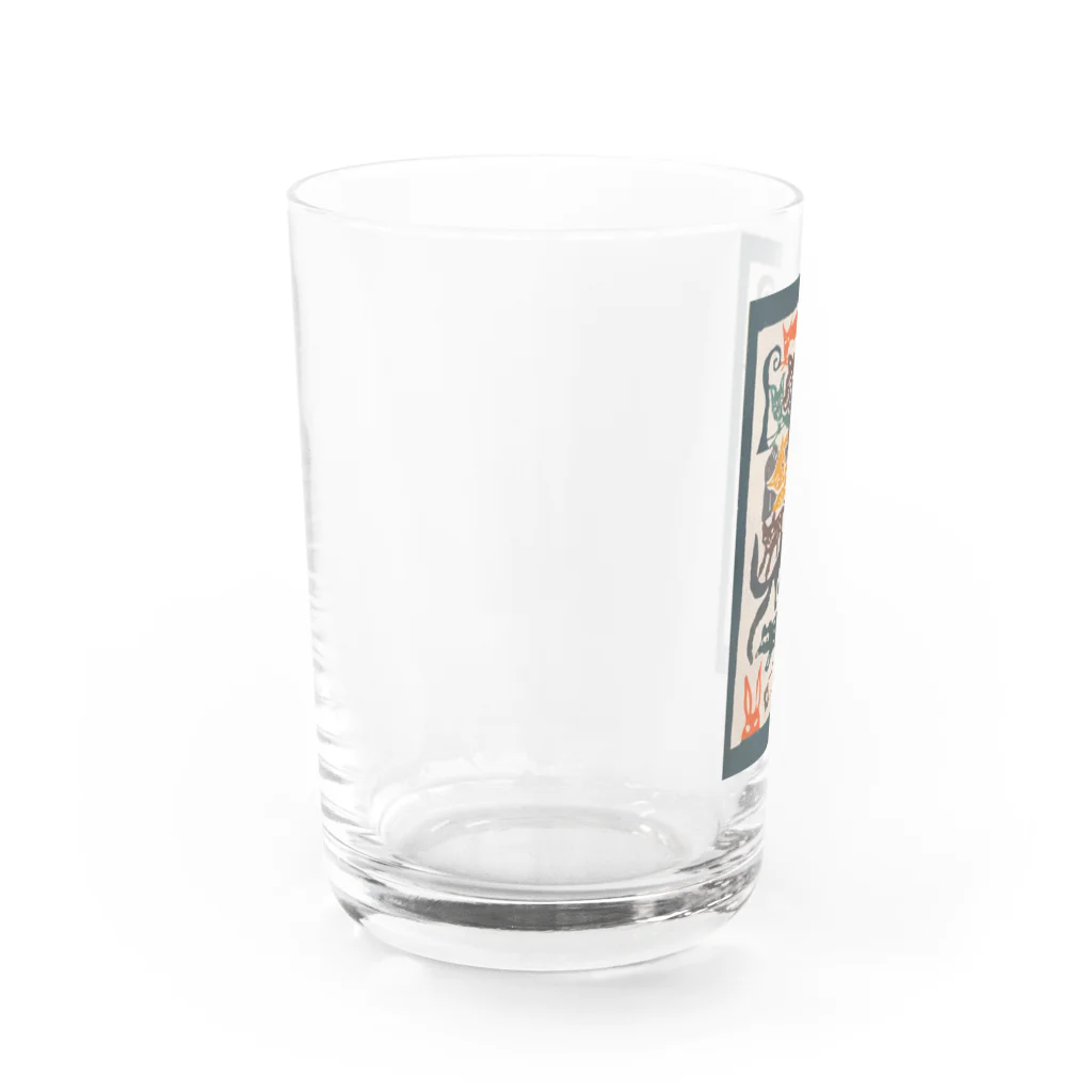 tareoのあやかしショップのもののけ守り札 Water Glass :left