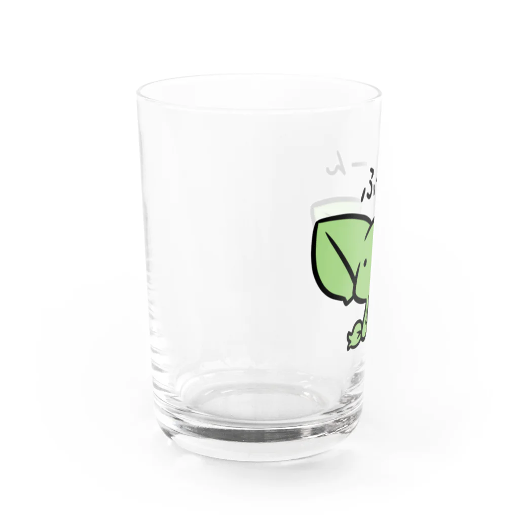 宇宙人侵略中のみどりの宇宙人【ふーん】 Water Glass :left