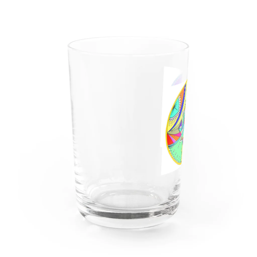 おすしの部屋のくいしんぼ曼陀羅② Water Glass :left