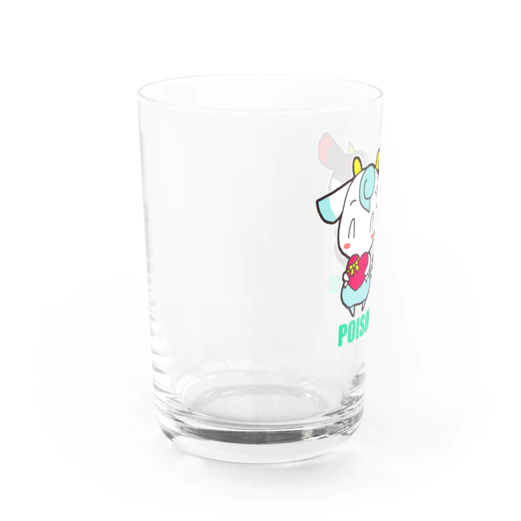 POISONCHARM電脳露店2号のアオヤギさんとミヤギちゃん Water Glass :left