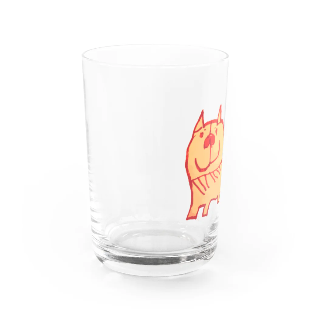 真奈美の柴犬 Water Glass :left