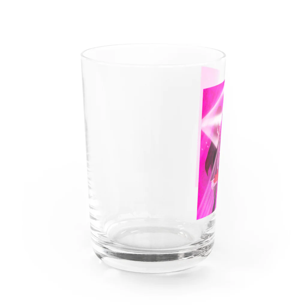 新月さんとこのかがみあわせ Water Glass :left