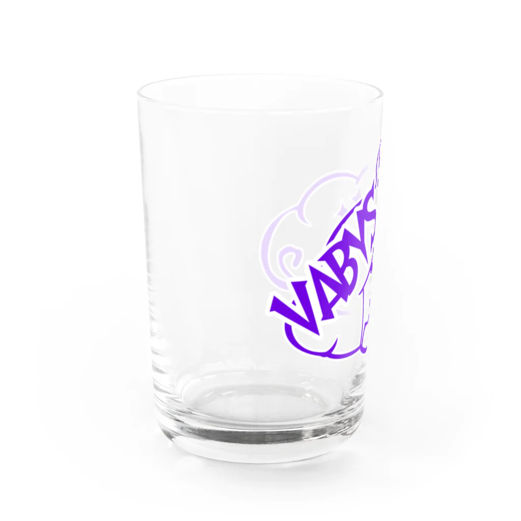 酒飲みウェアのVABYSちゃん紫 Water Glass :left