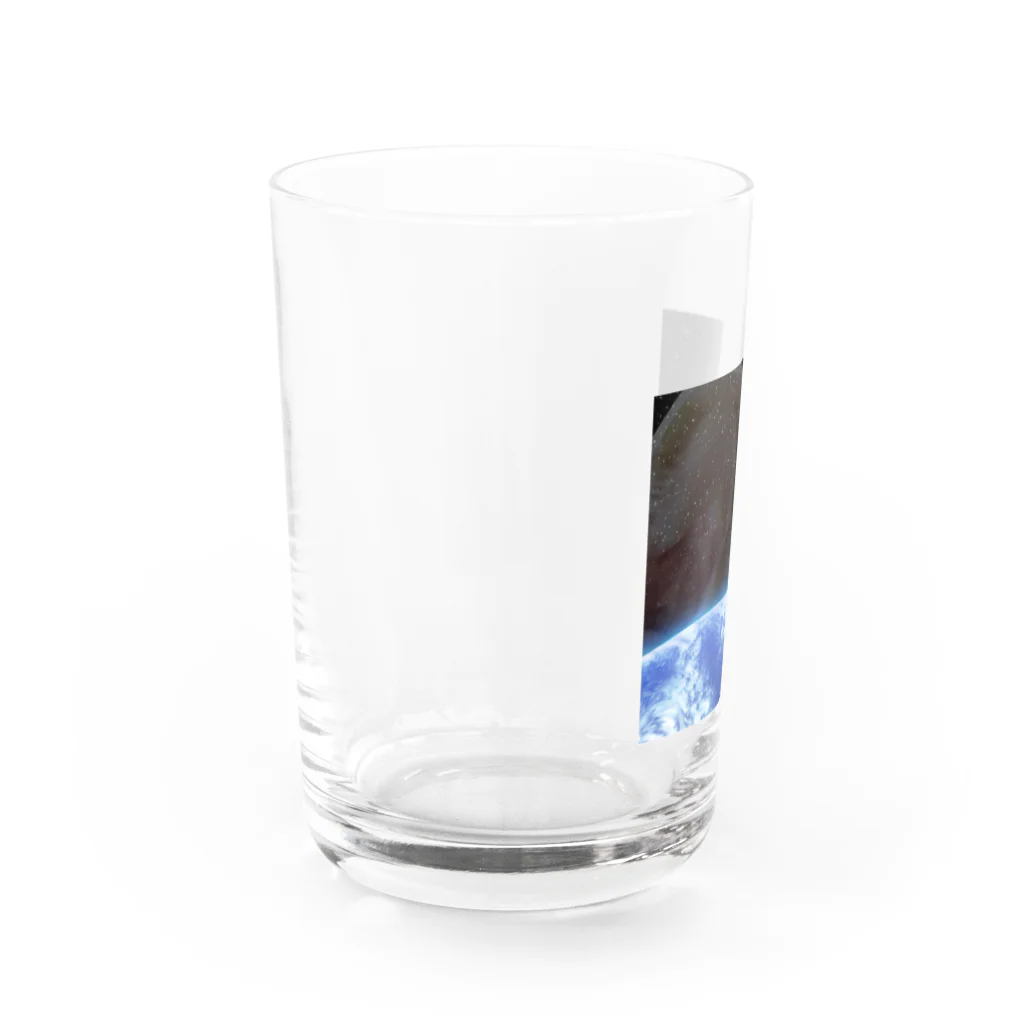 まめ。@mamenoya.の宇宙のあんぐりよも Water Glass :left