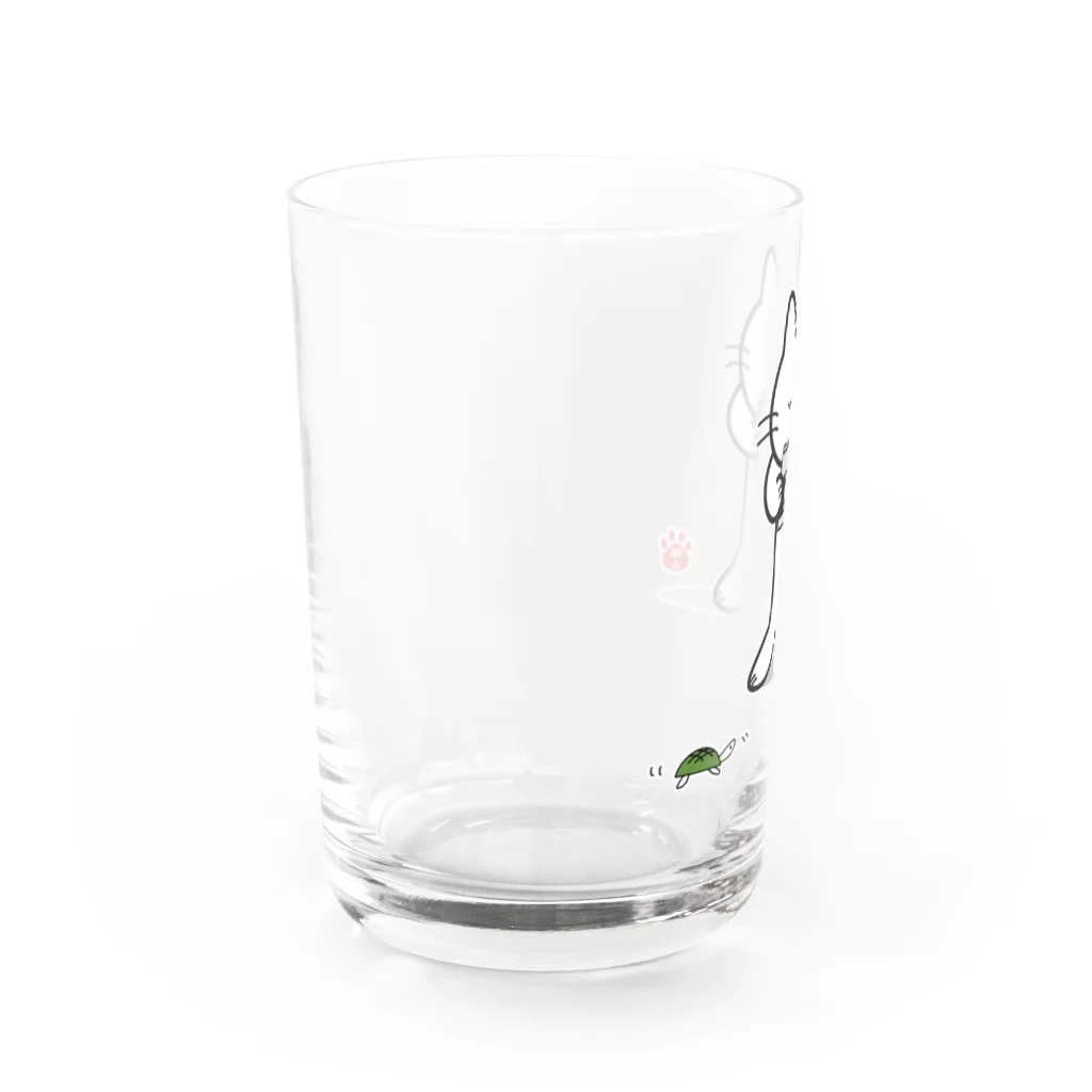 satoharuのカメラで亀を撮る猫山さん Water Glass :left