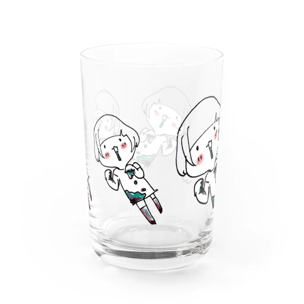 Øh!!DE✡️KØのぞんび屋さんの飲み物 Water Glass :left