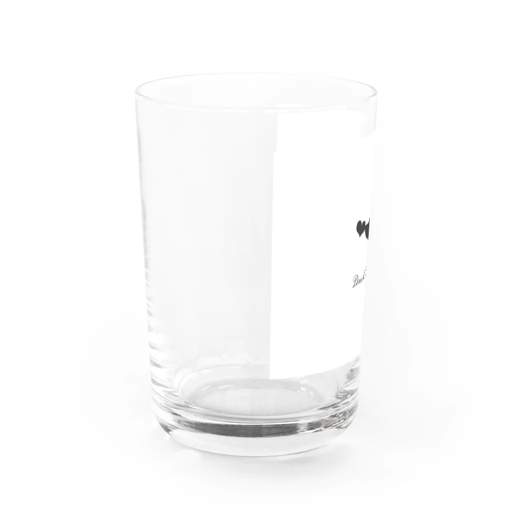 Happy dogsのDachshund Water Glass :left
