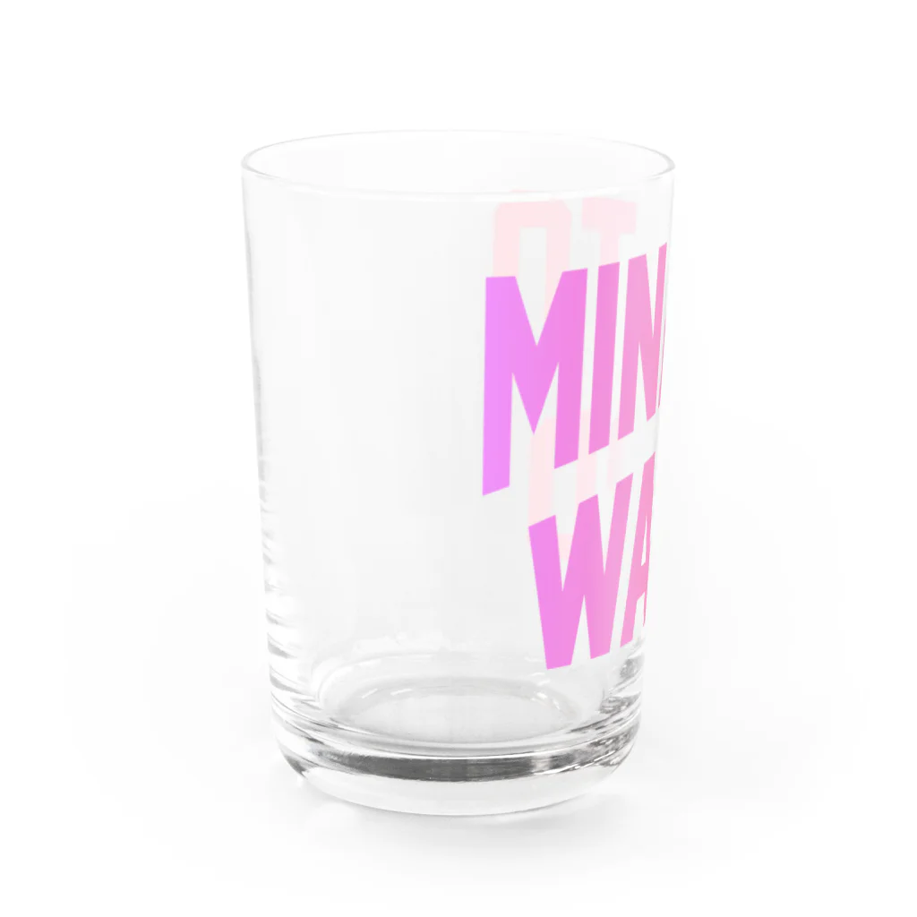 JIMOTOE Wear Local Japanの港区 MINATO WARD Water Glass :left