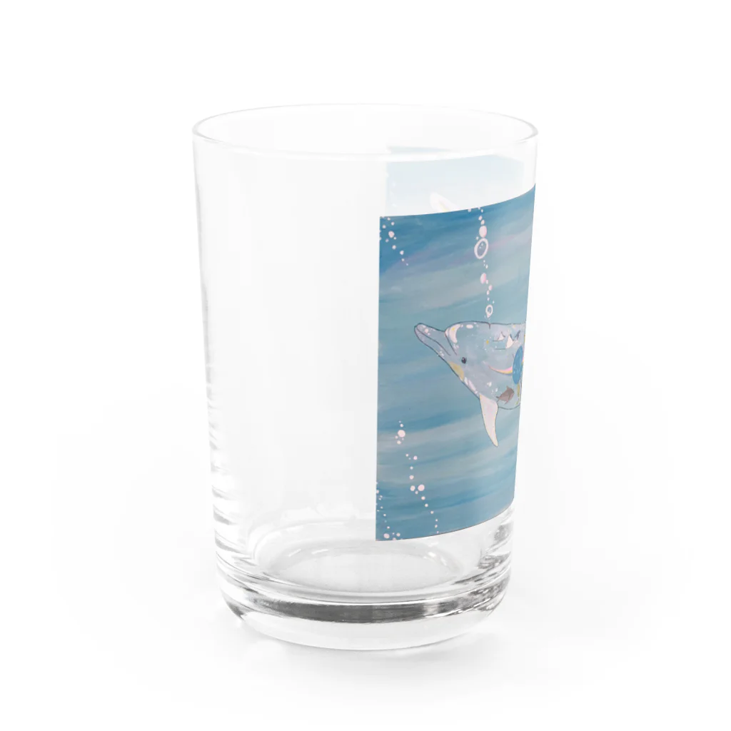 SHACHIKOのイルカゼリー Water Glass :left