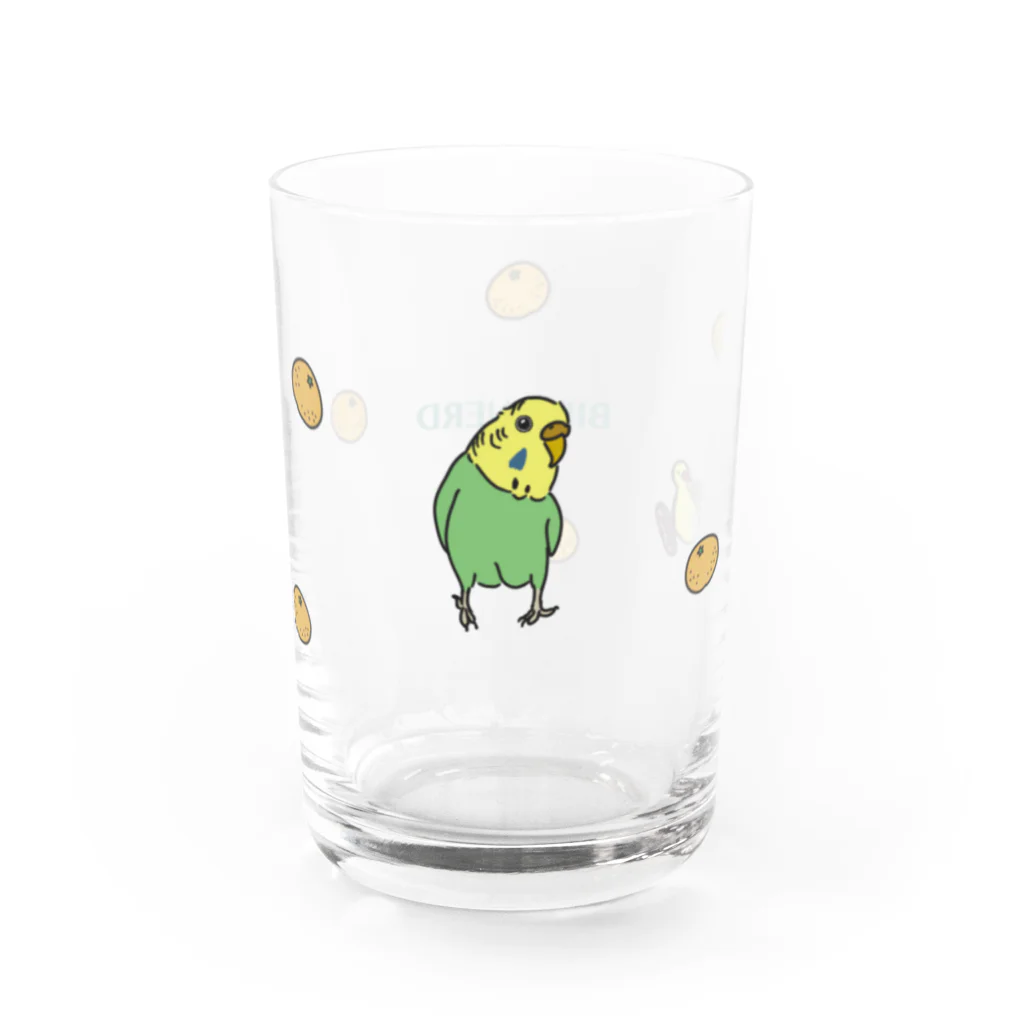 toritoridoriのセキセイインコップ Water Glass :left