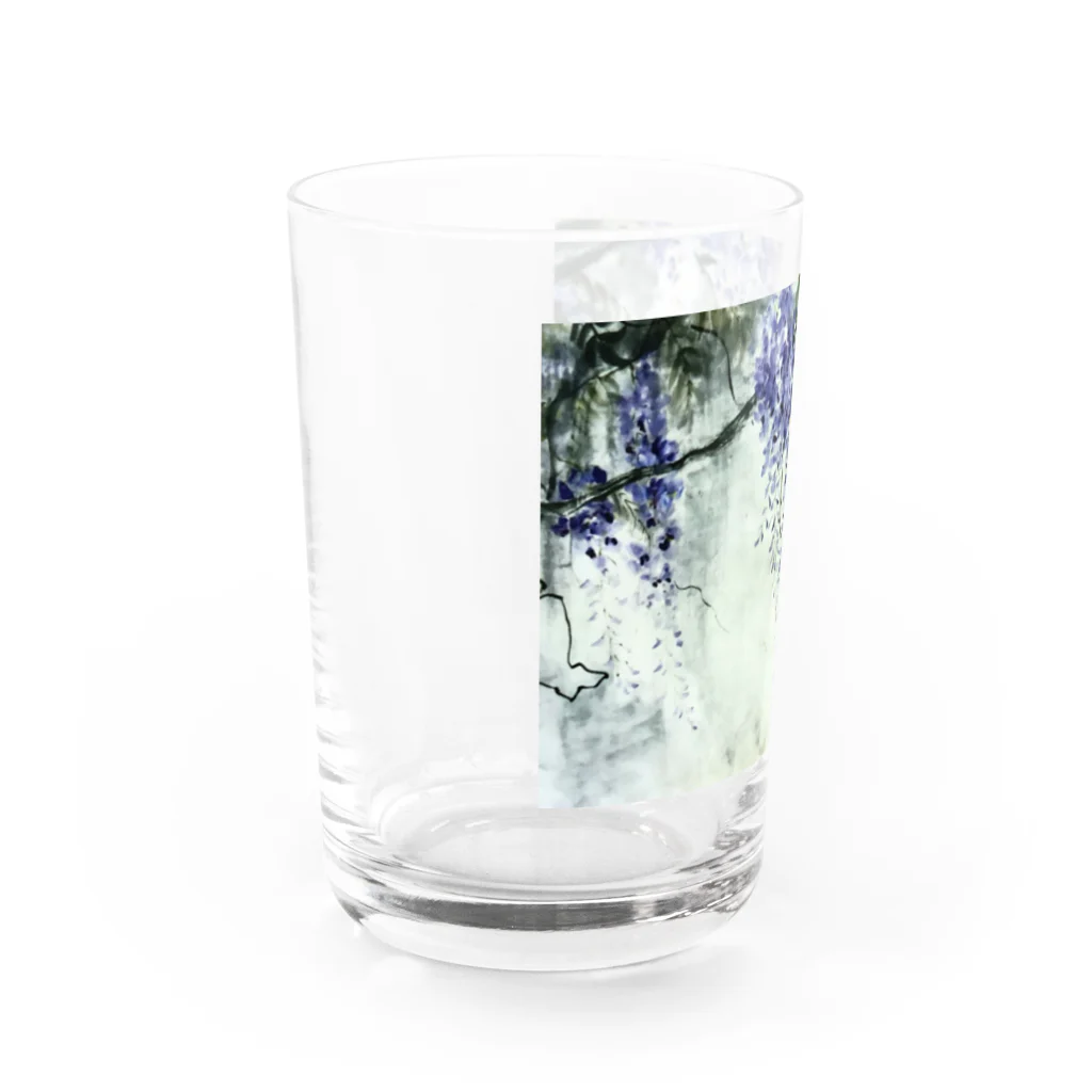 中村青雨 水墨画家  Artgalleryの藤　① Water Glass :left