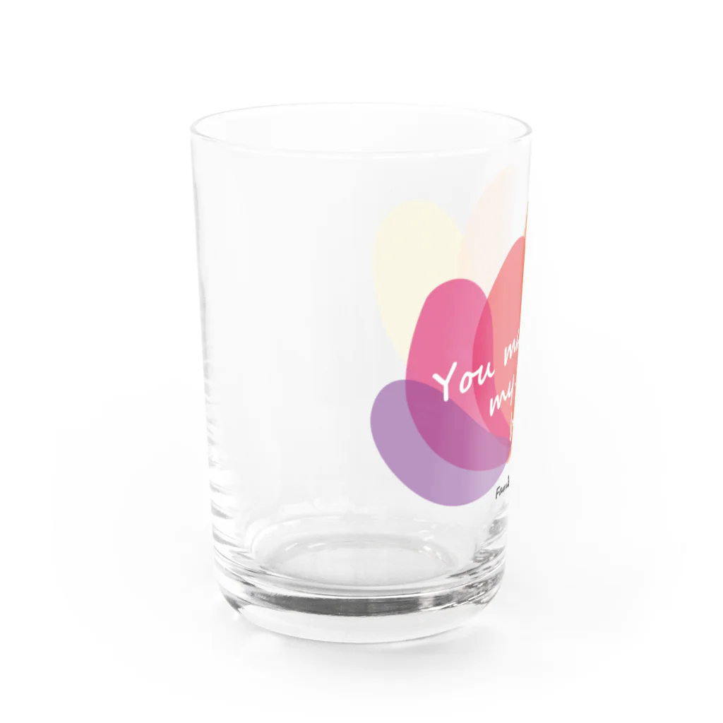 CoCoCotのファミリーハウス＜チャリティ＞花 Water Glass :left