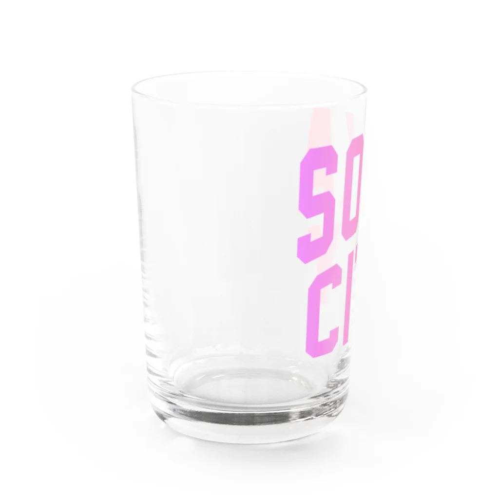 JIMOTOE Wear Local Japanの草加市 SOKA CITY Water Glass :left