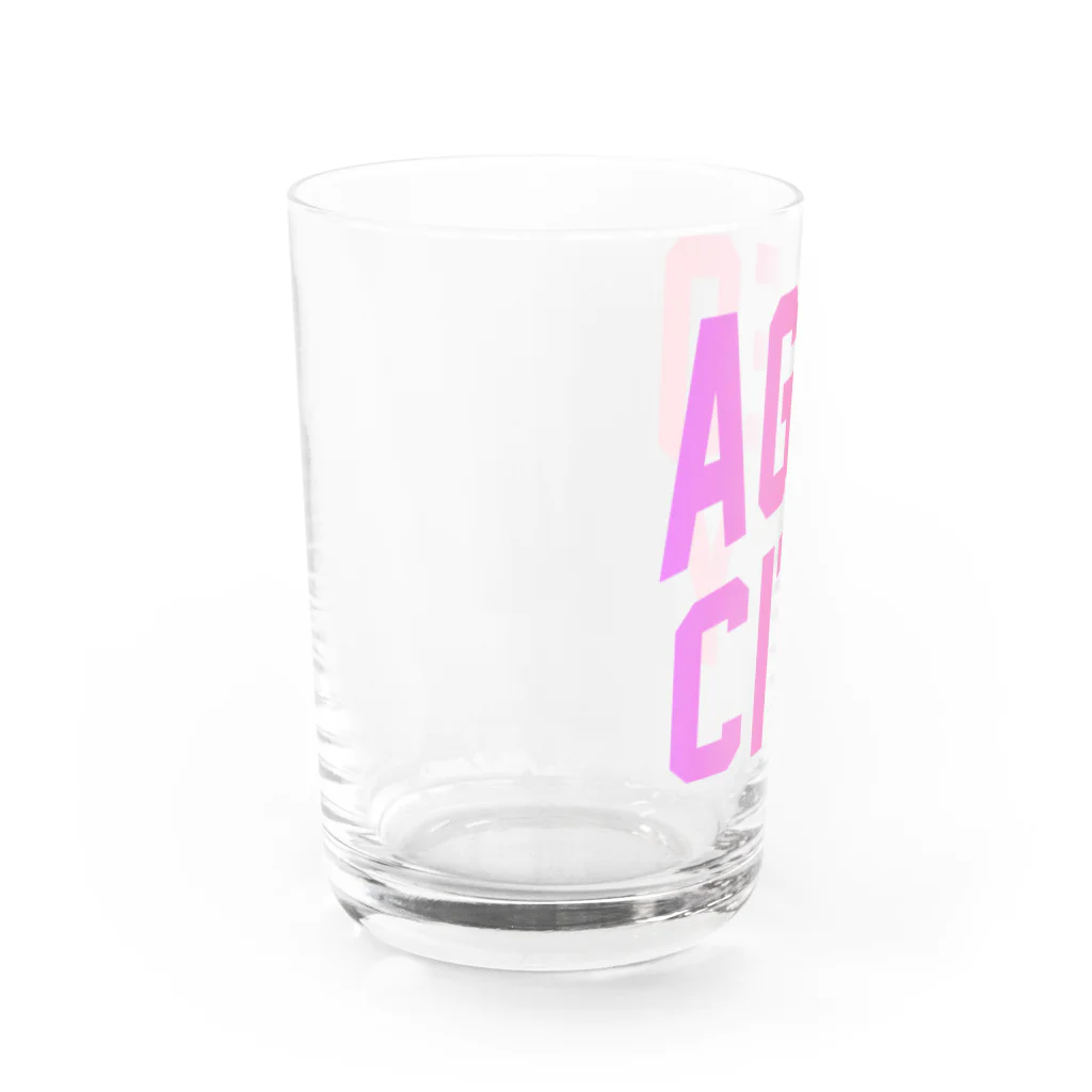 JIMOTOE Wear Local Japanの上尾市 AGEO CITY Water Glass :left