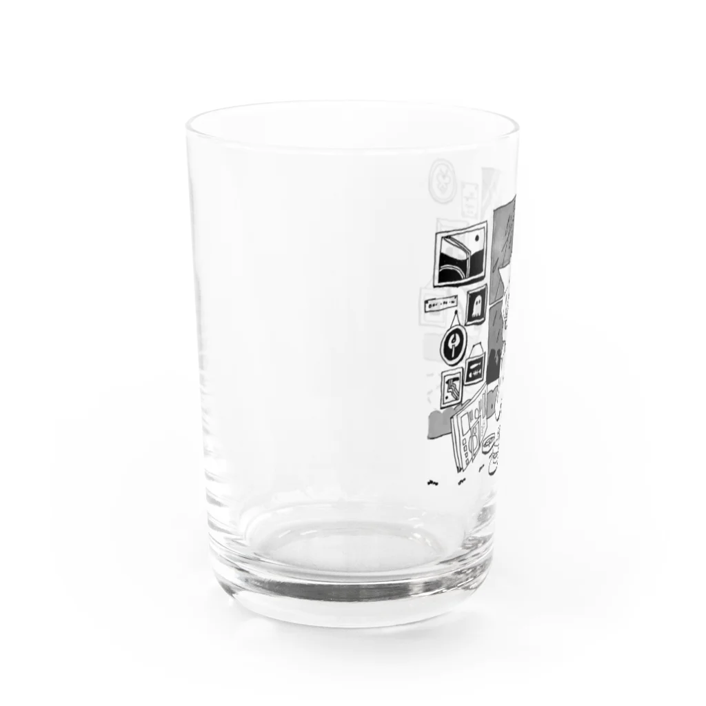 でするなのあめふり喫茶店 Water Glass :left