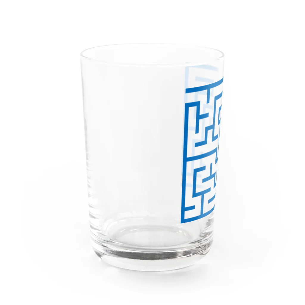 いちご音楽堂のMAZE Blue Water Glass :left