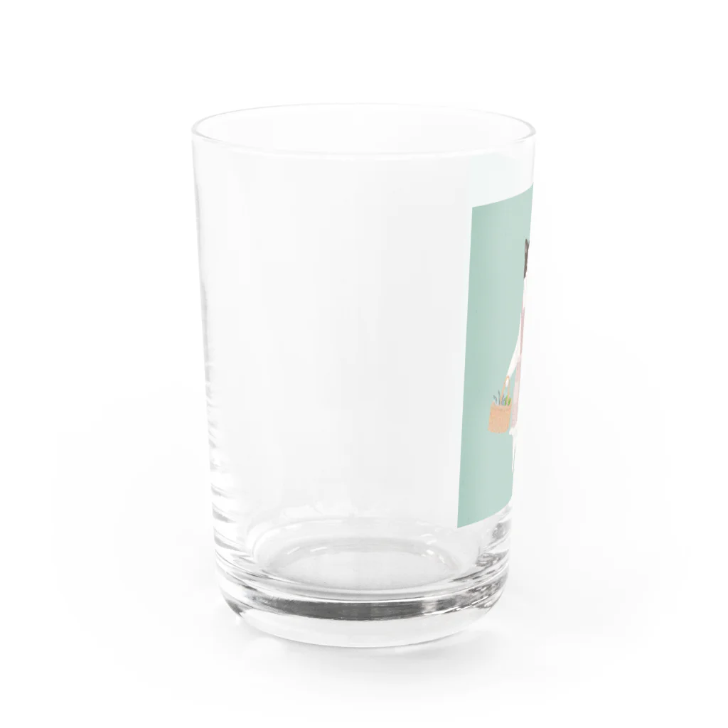 森のあらかるとの主婦ねこさん Water Glass :left