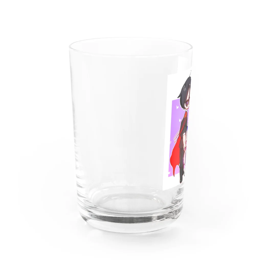 浅沼みつみ💜💗ｷｬﾗｿﾝ固定ﾂｲのデフォルメおっぱいコンビ Water Glass :left