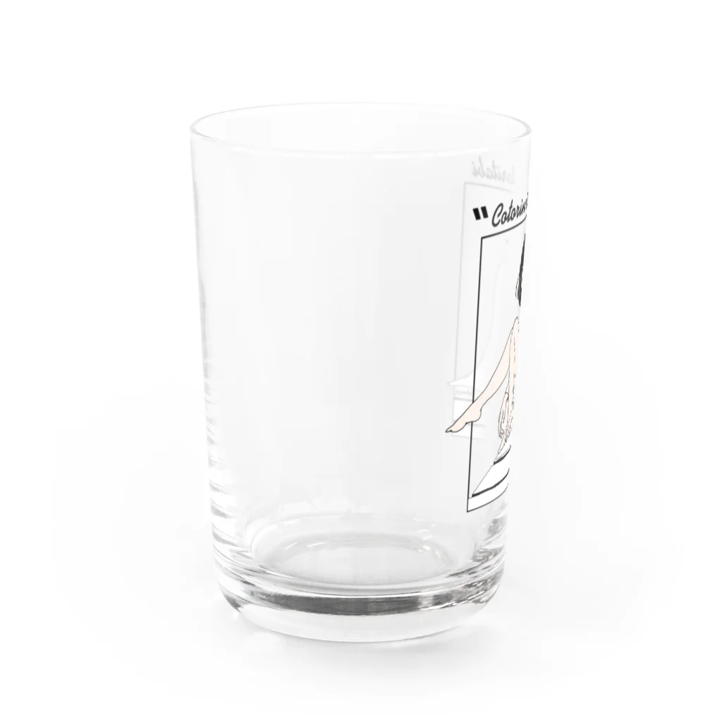 コトリッチのFUTARITABI記念モノクロ Water Glass :left