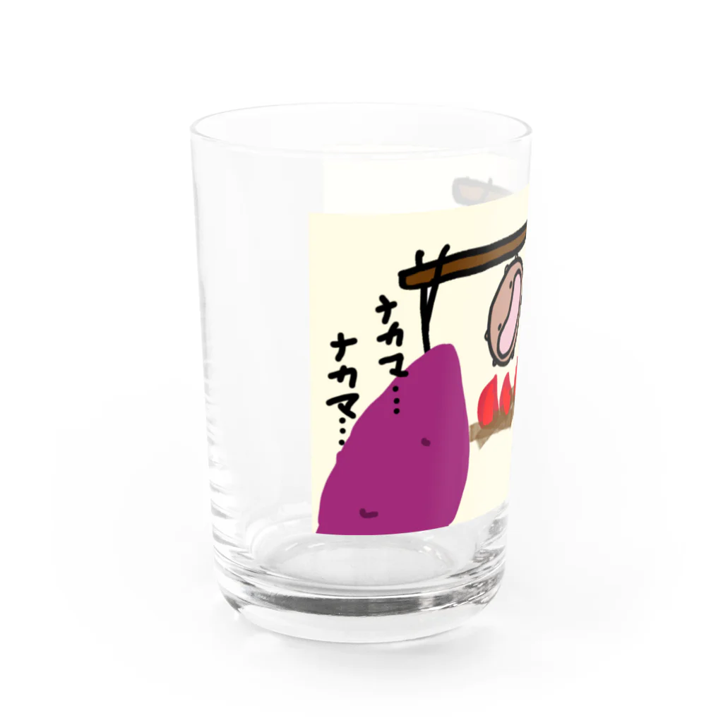 ダイナマイト87ねこ大商会の焼き芋の気持ちに歩み寄るねこです Water Glass :left