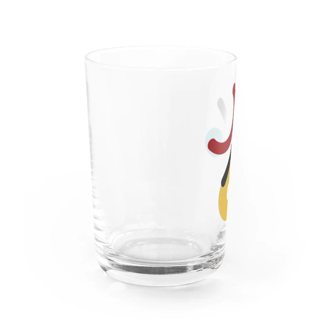 レトロ屋の色遊び Water Glass :left