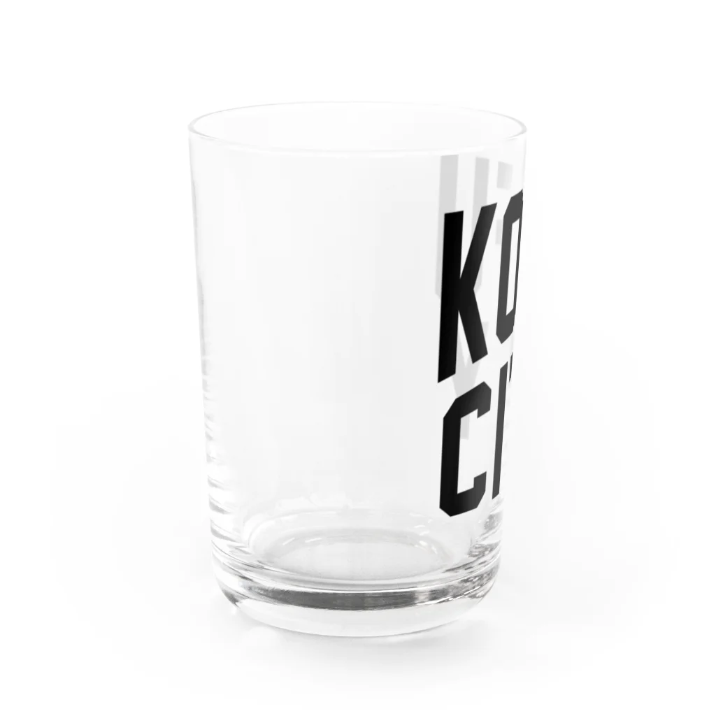 JIMOTOE Wear Local Japanの甲府市 KOFU CITY Water Glass :left