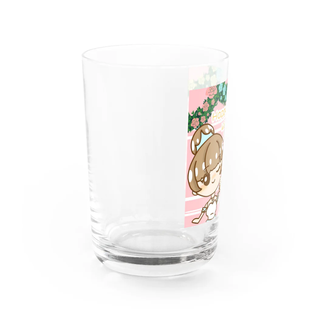 🐕不思議の国の聖楓🎠🍻🐾⎊のウエディング グラス左面