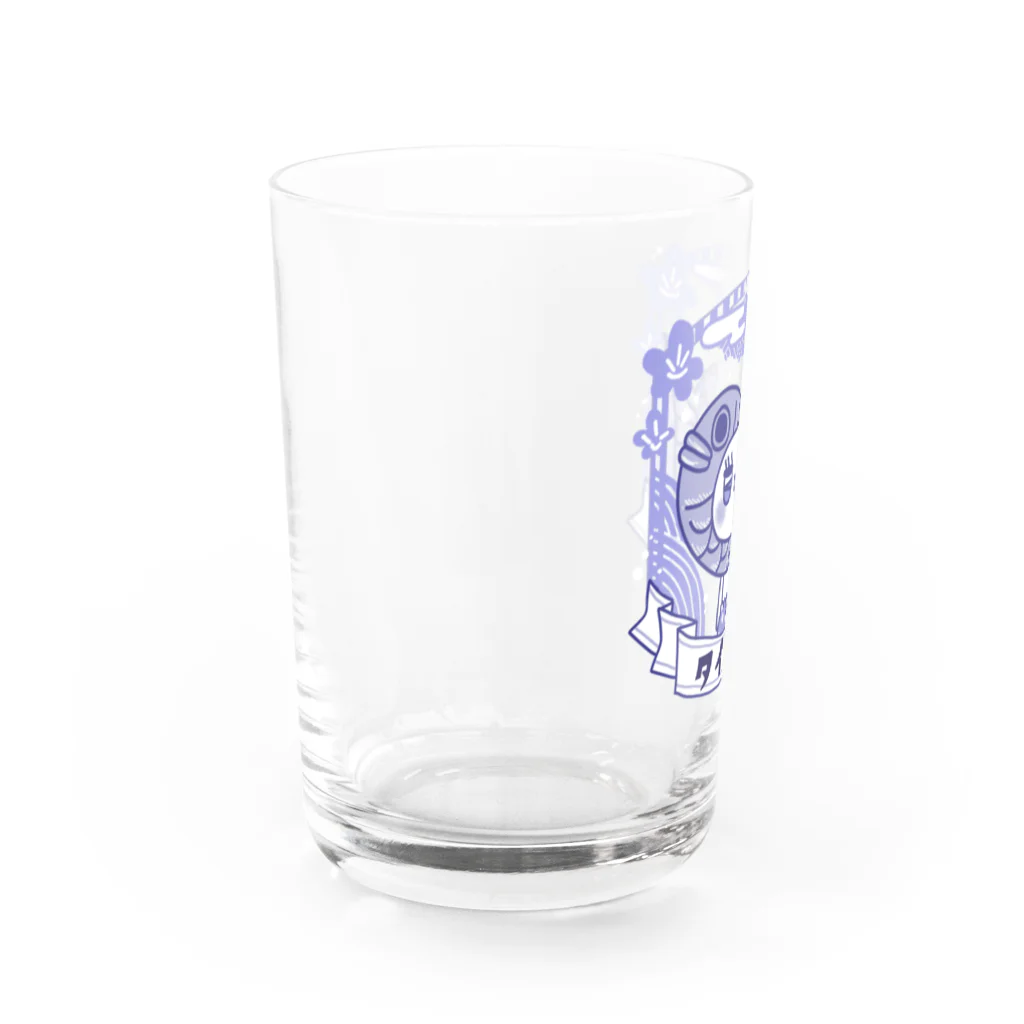 ぱち子。のちょっとレトロな鯛焼きにゃんこ。 Water Glass :left