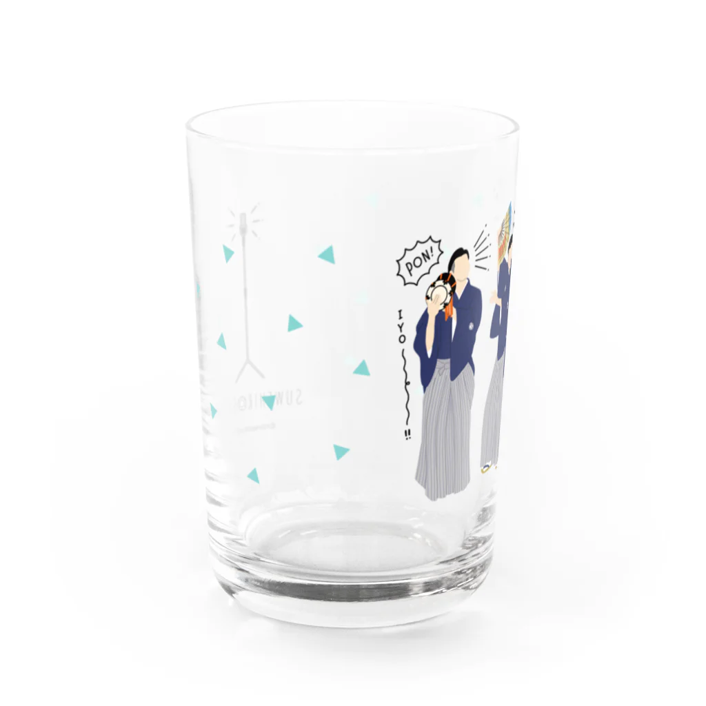 よしもと芸人オフィシャルショップのzakkaYOSHIMOTO すゑひろがりず Water Glass :left