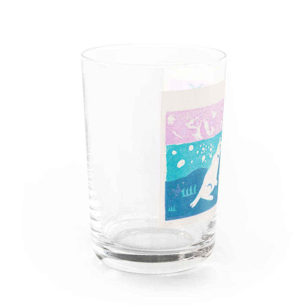 Nature Avec kusanagiの夢ごこちハスキーのルナ💖 Water Glass :left