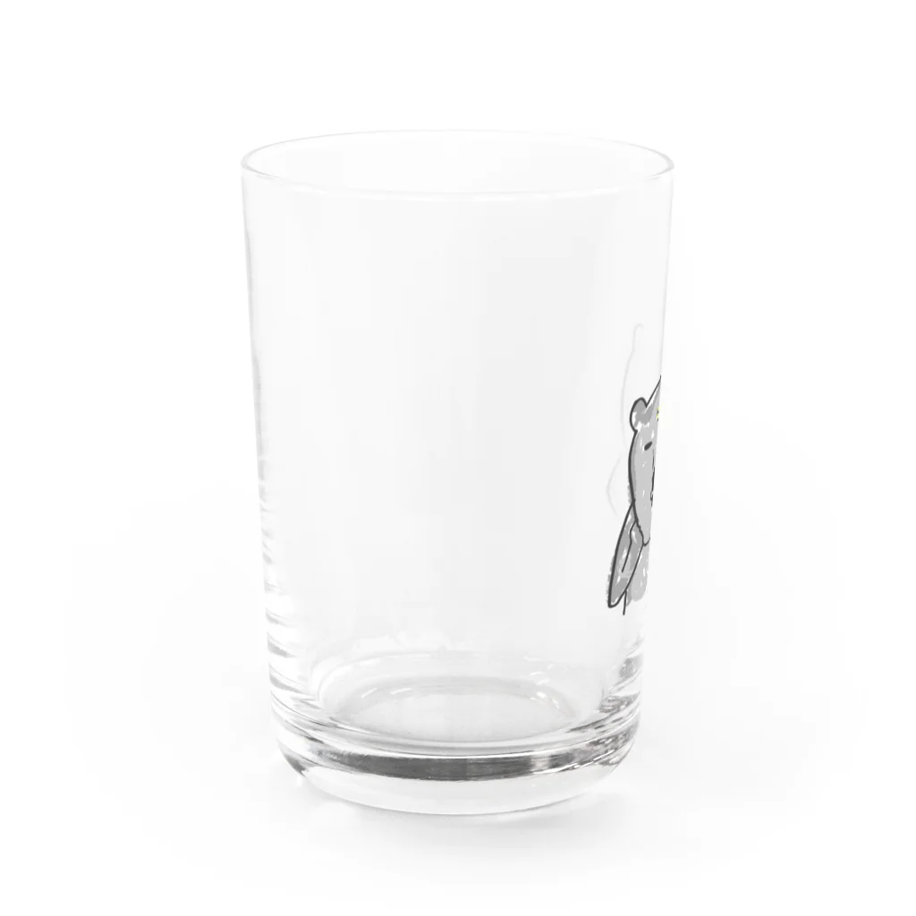 zoo_zooのつきのわぐまん Water Glass :left