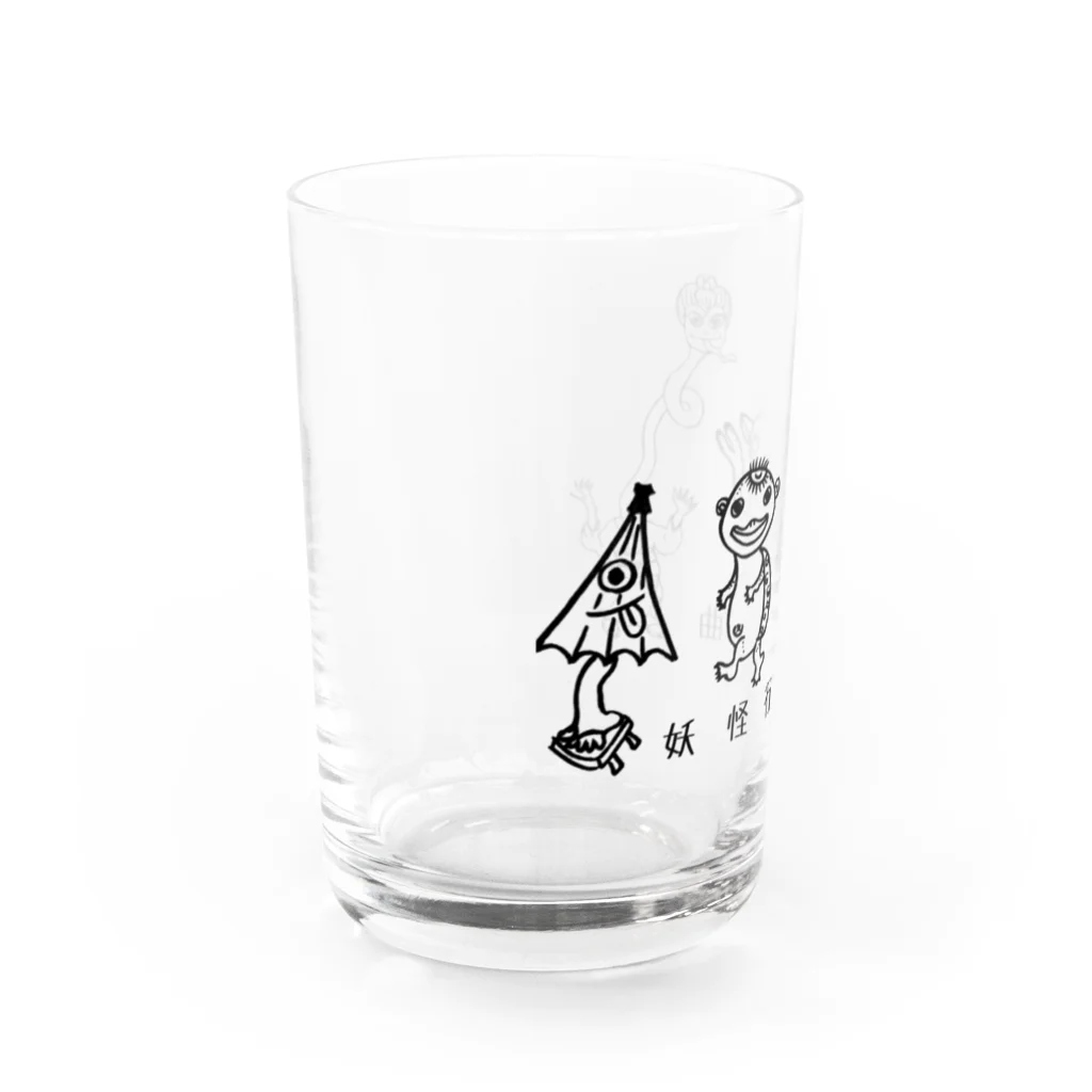 妖怪行進曲の妖怪四人組 Water Glass :left