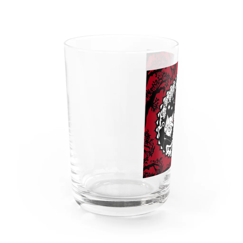 紅蓮燭堂の紅蓮燭堂３周年グッズ Water Glass :left