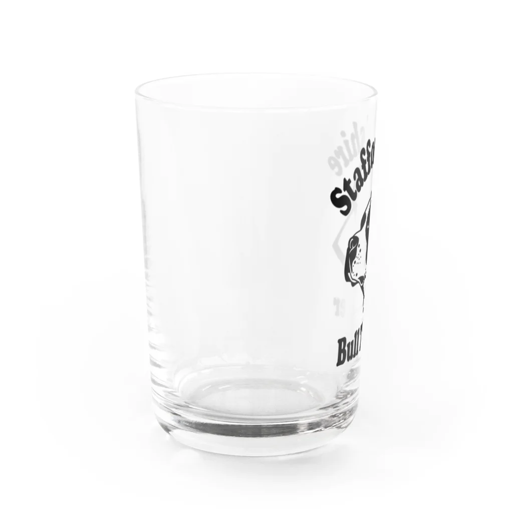 DRIPPEDのStaffordshire Bull Terrier / スタッフォードシャー・ブルテリア Water Glass :left