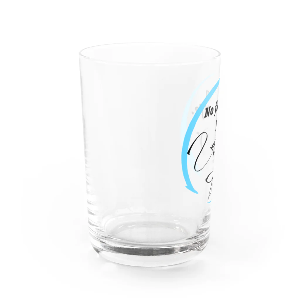 ねこねこうおのNO fishing No life. Water Glass :left