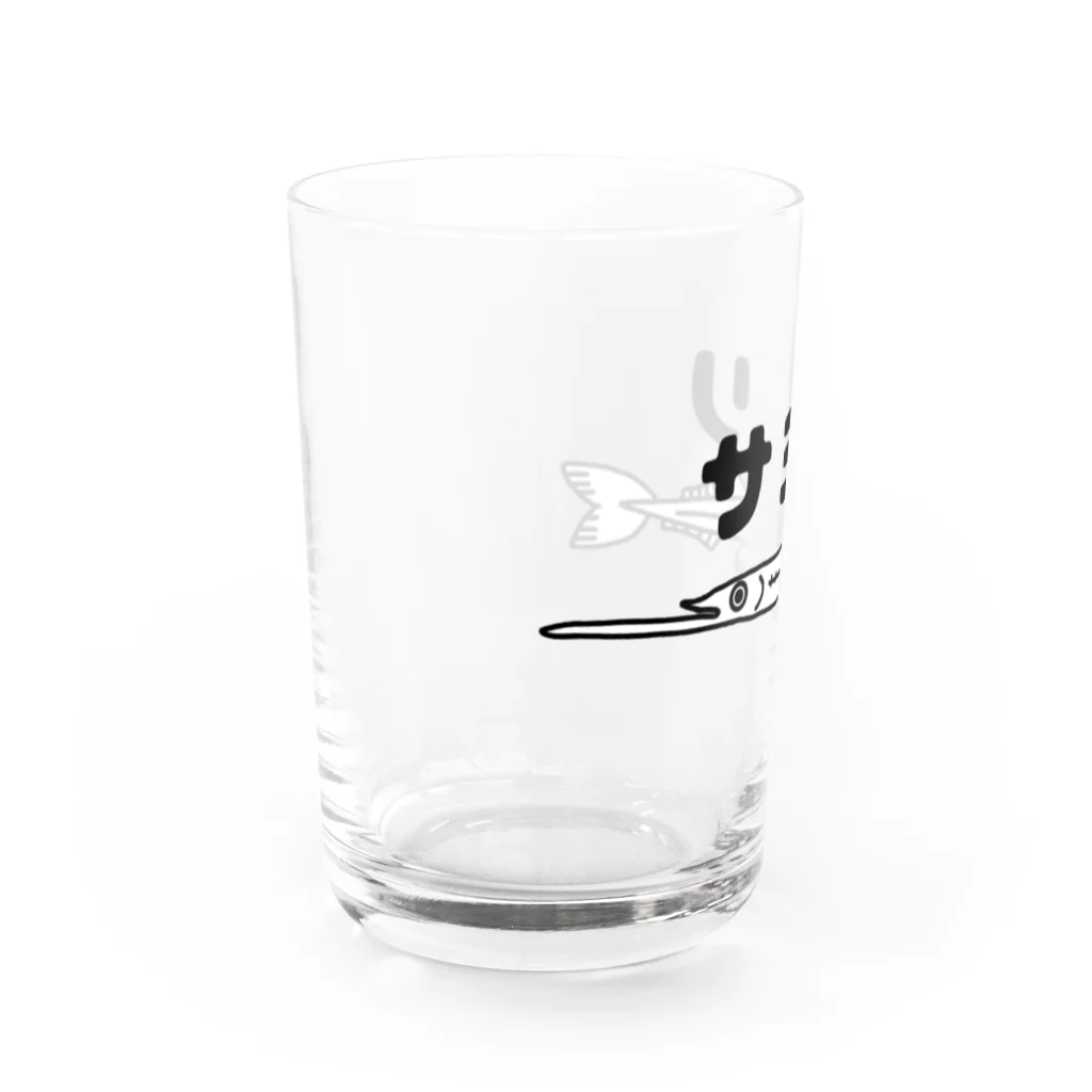 ねこねこうおのサヨリねぇさん Water Glass :left