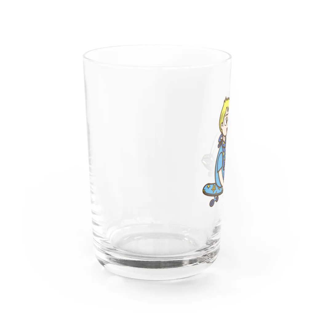 Sophie's storeのスケボー少年 Water Glass :left