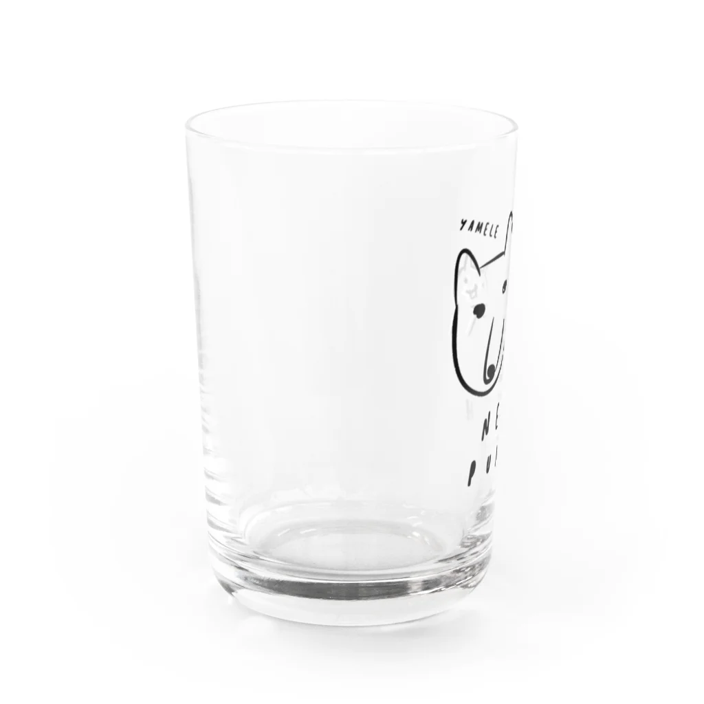 EASEのneko punch - yamele Water Glass :left