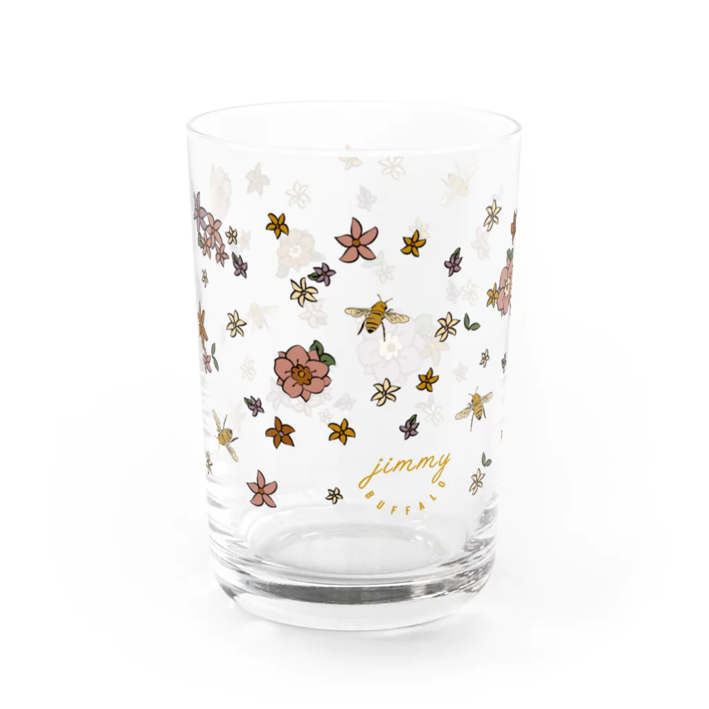 Jimmy BuffaloのJimmy Buffalo - Paisley Bee クリア Water Glass :left