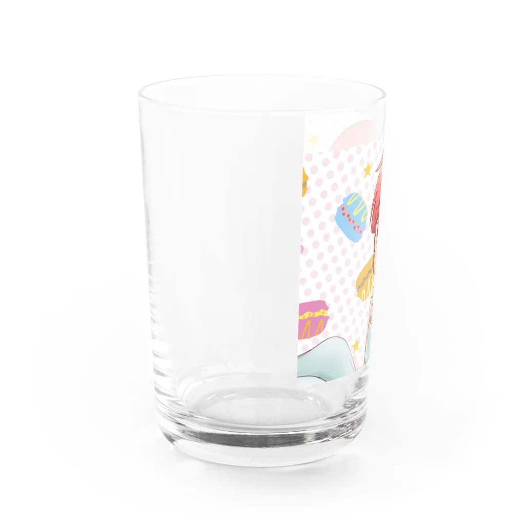 アクイ@kazxkazuのお菓子少女 C Water Glass :left