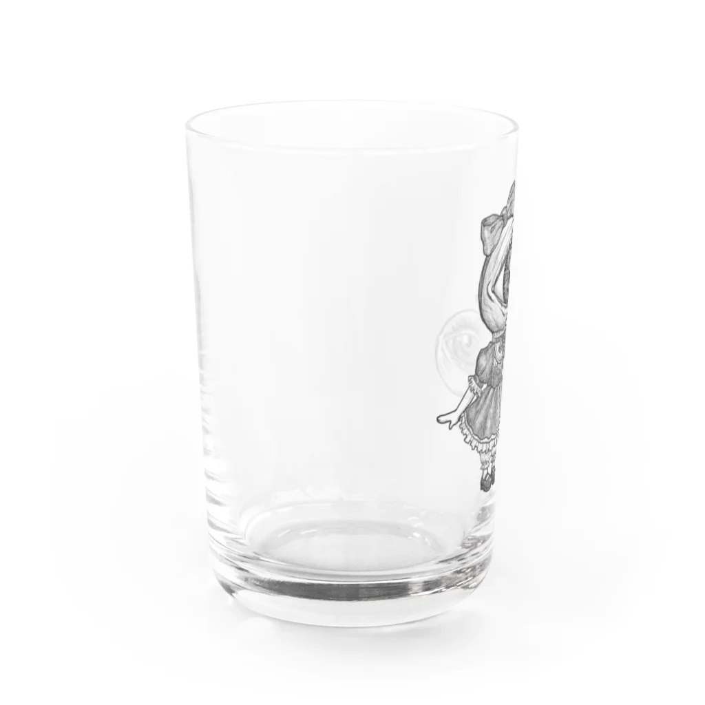 N谷スタジオの目玉少女 Water Glass :left