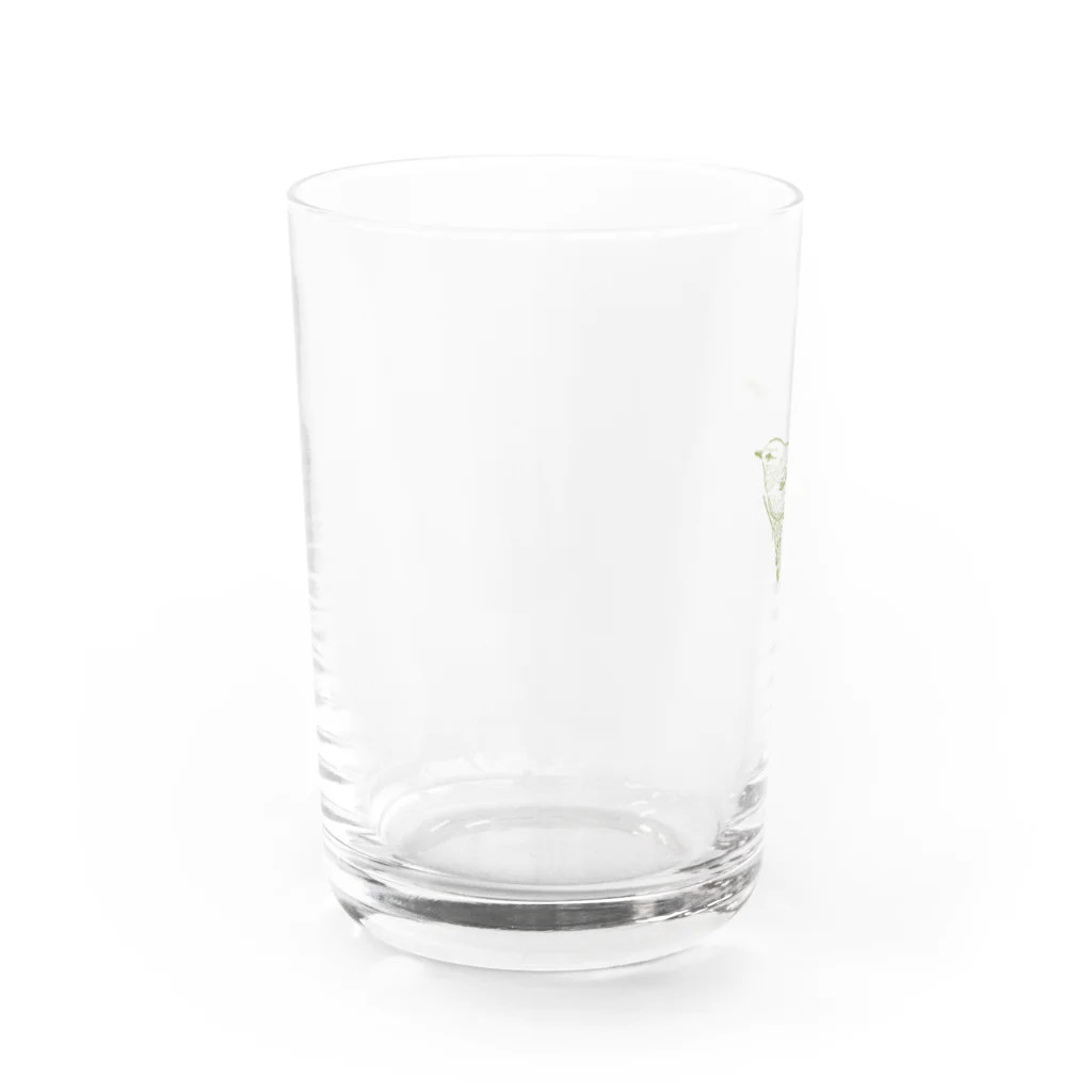 うぐいすチャンネルのウグイス Water Glass :left