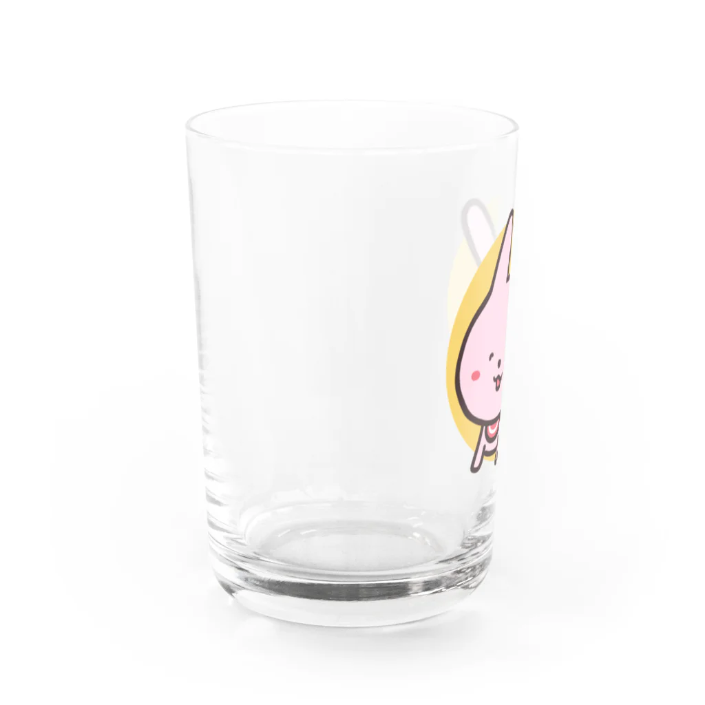 mozu-Illustrationのらピーちゃん Water Glass :left