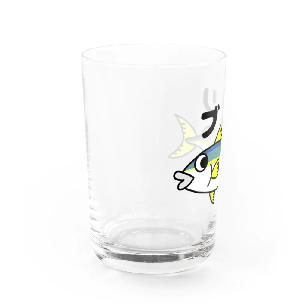 ねこねこうおのブリさん Water Glass :left