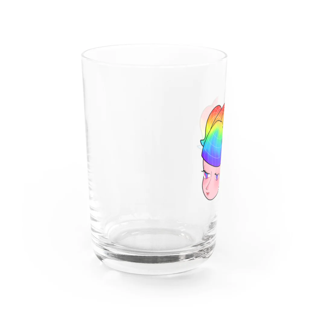 Dream_55_のサーモちゃん Water Glass :left