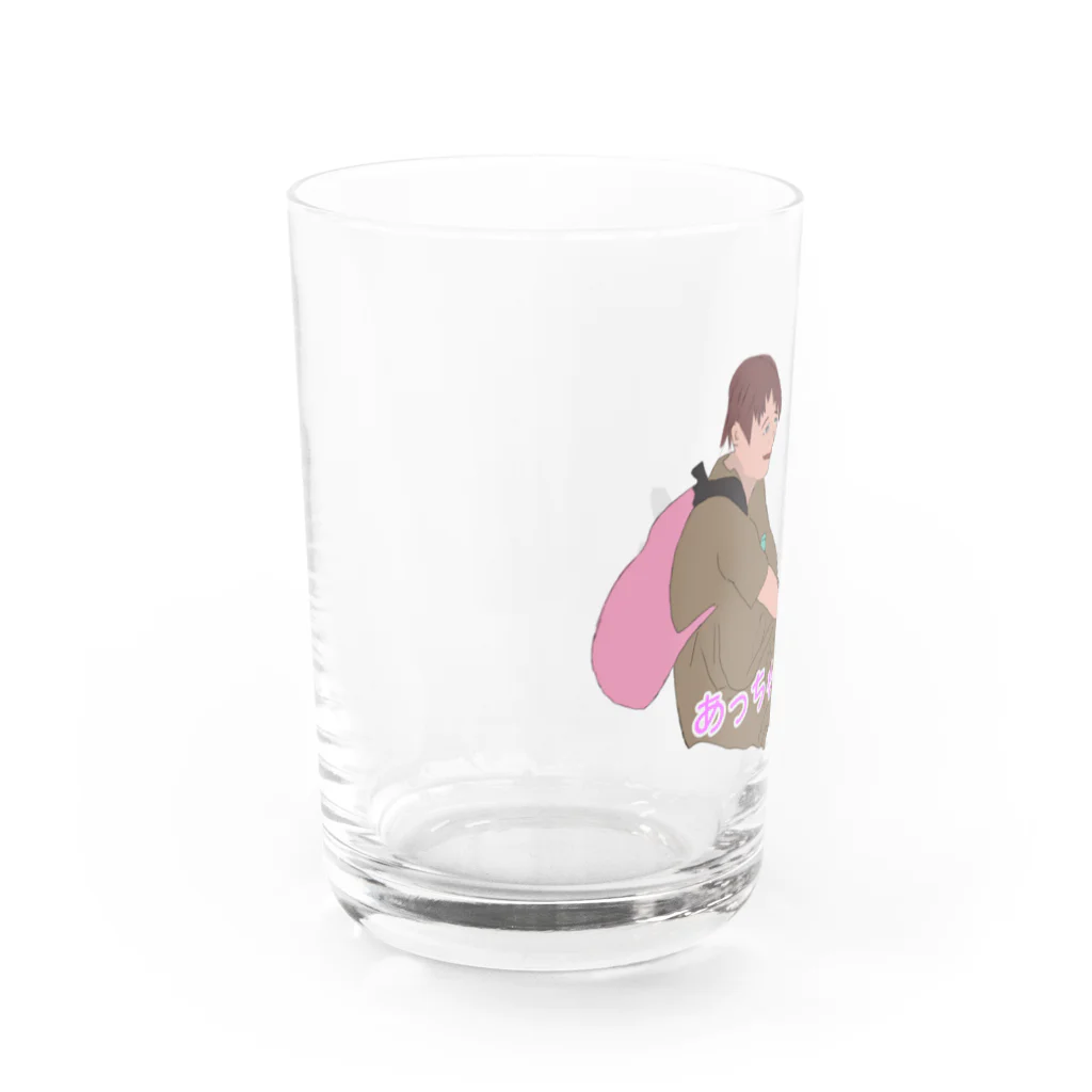 あっちゃん☆ストアの 転けたあっちゃん☆こっぷ Water Glass :left