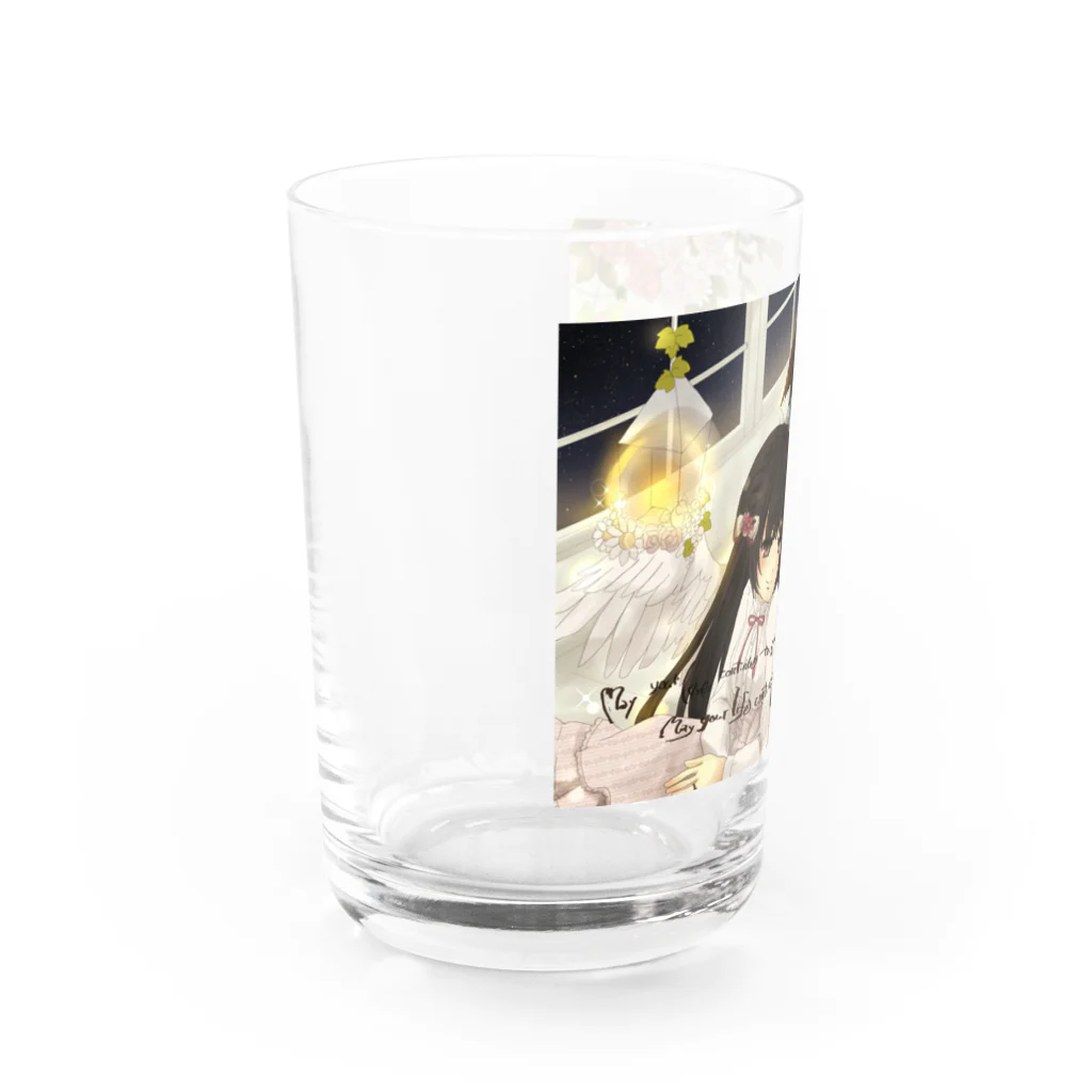 ❀天使色工房～咲良総司の小物やさん～❀のアストライオス５周年イラスト Water Glass :left