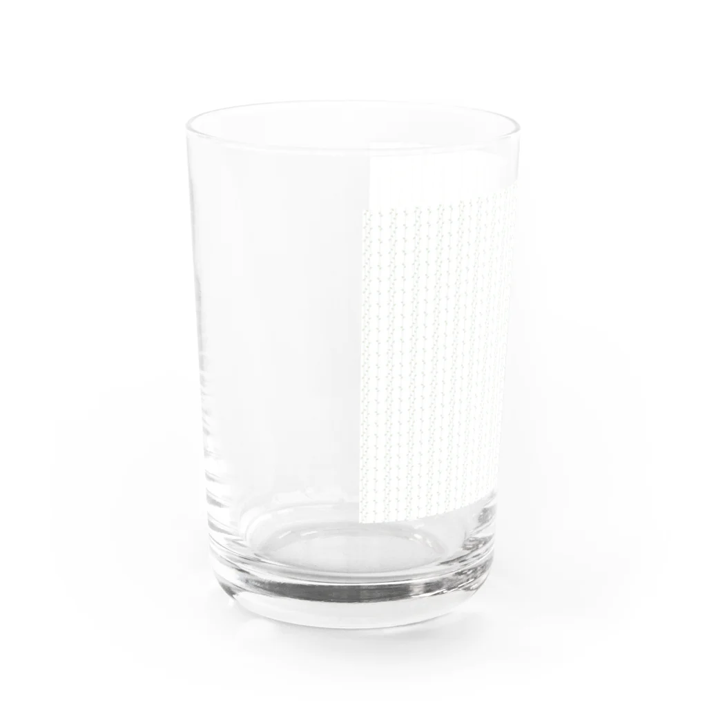 AtelierGluckのグリュックガールとカッツ　Lass dir Zeit Water Glass :left