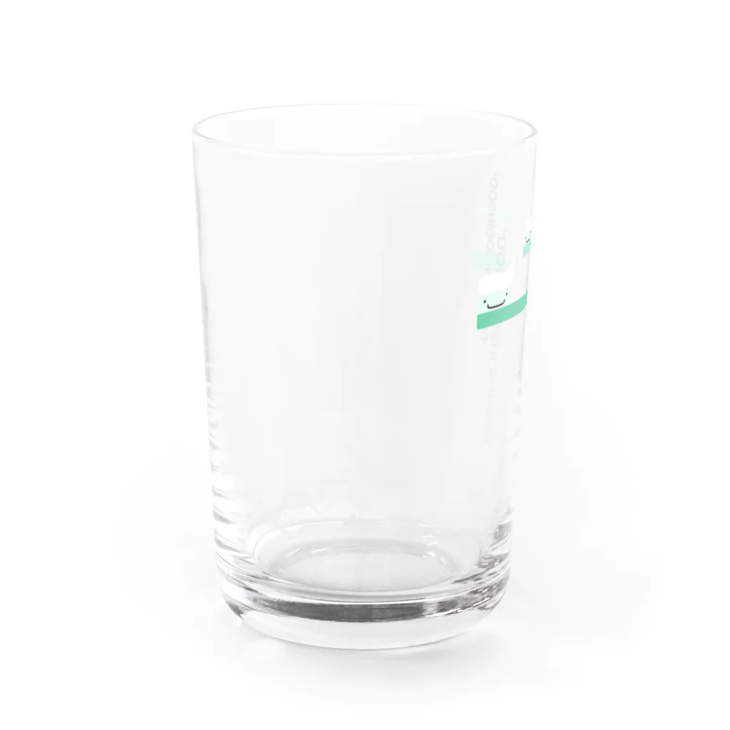 まいにち大変だけどほのぼのって大事のはぶらし Water Glass :left